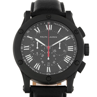 Ralph Lauren Sporting Chronograph R0236600 Black Dial 45