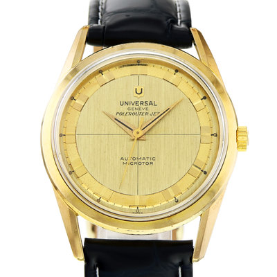 Universal Genève Polerouter 40355/4 Yellow Dial 35