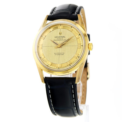 Universal Genève Polerouter 40355/4 Yellow Dial 35