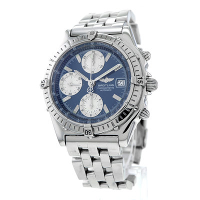 Breitling Chronomat A13050 Blue Dial 39