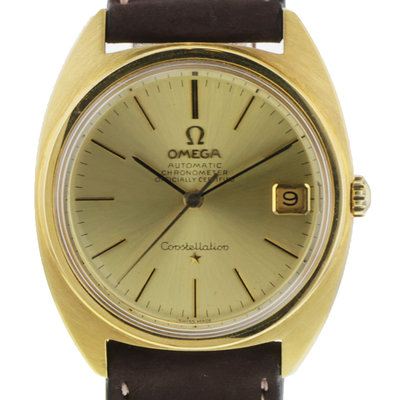 Omega Constellation 168009 Gold Dial 35