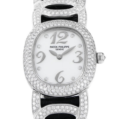 Patek Philippe Golden Ellipse 4832G-001 Mother of Pearl Diamond Dial 23