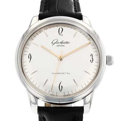 Glashutte Original Sixties 39-52-01-01-04 Silver Dial 39