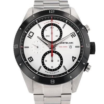 Montblanc Timewalker 116099 Silver Dial 43