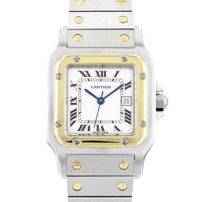 Cartier Santos Galbée 1566 White Dial 29
