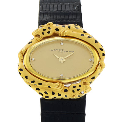 Carrera y Carrera Leopard 107 Yellow Dial 21