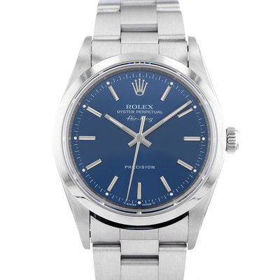 Rolex Air King 14000 Blue Dial 34