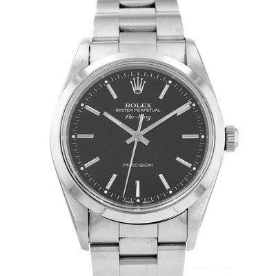 Rolex Air King 14000 Black Dial 34
