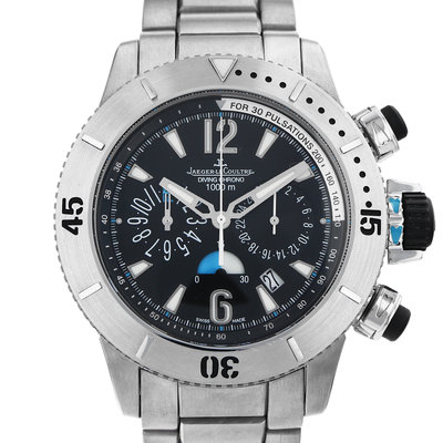 Jaeger-LeCoultre Master Compressor Diving Chronograph 160.T.25 Black Dial 44