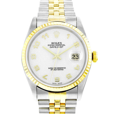 Rolex Datejust 36 16233 White Dial 36