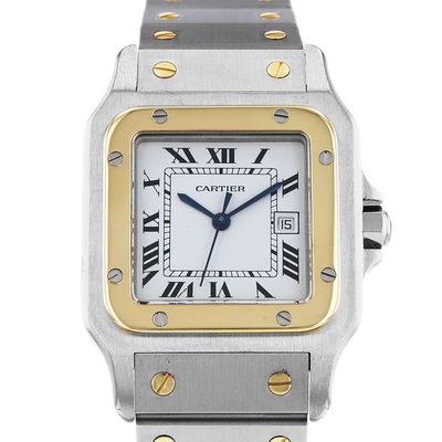 Cartier Santos Galbée Vintage White Dial 24