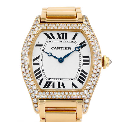 Cartier Tortue 2496 White Dial 34