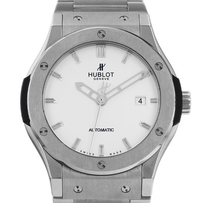 Hublot Classic Fusion 45, 42, 38, 33 mm 542.NX.2610.NX White Dial 42