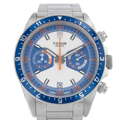 Tudor Heritage Chrono Blue 70330B Blue Dial 42