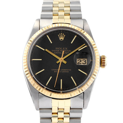 Rolex Datejust 36 16013 Black Dial 36
