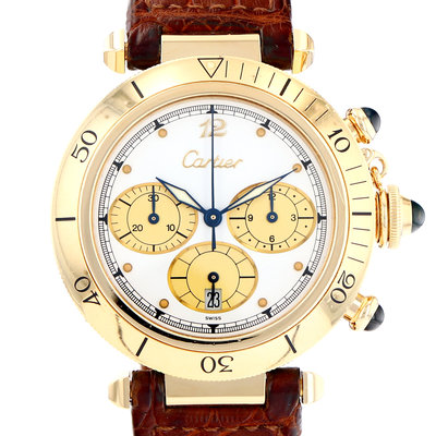 Cartier Pasha 30009 White Dial 38
