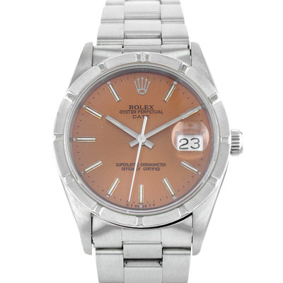 Rolex Oyster Perpetual Date 15210 Pink Dial 34