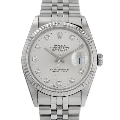 Rolex Datejust 36 16234G White Dial 36