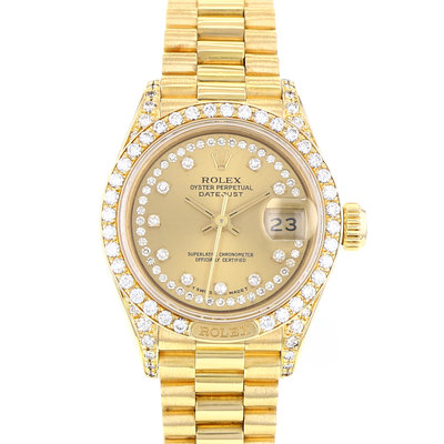 Rolex Datejust President 69158 Yellow Dial 26