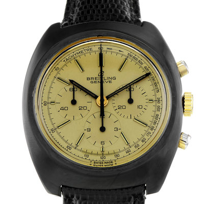 Breitling Chronograph 9757 Yellow Dial 39
