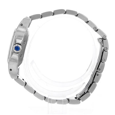 Cartier Santos Galbée 2423 Silver Dial 24