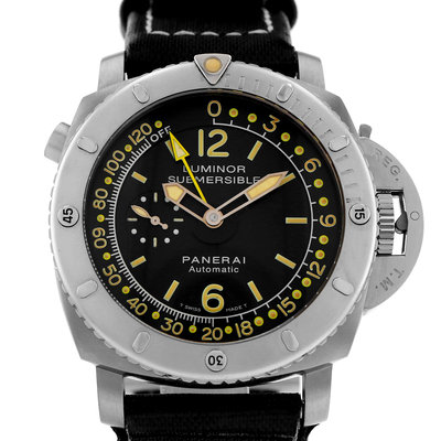 Panerai Luminor Submersible 1950 Depth Gauge PAM 00193 Black Dial 47