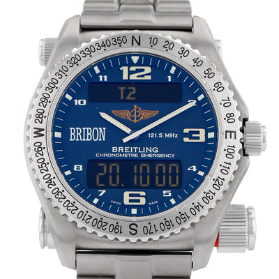 Breitling Emergency E56321 Blue Dial 43