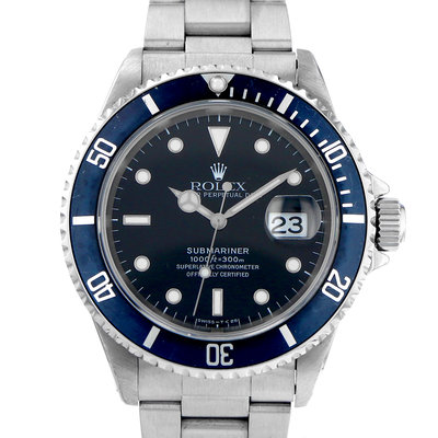 Rolex Submariner Date 16610 Black Dial 40