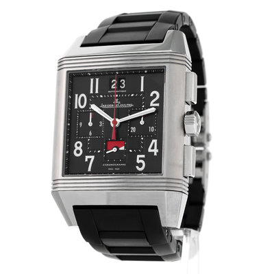 Jaeger-LeCoultre Reverso Squadra World Chronograph 231.T.50 Black Dial 36