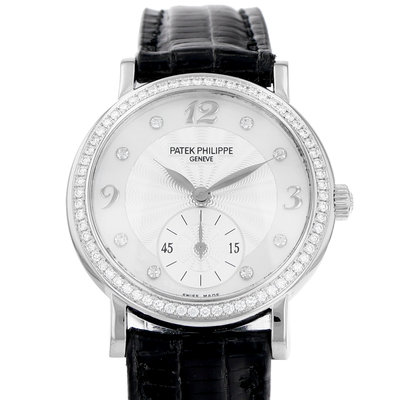 Patek Philippe Calatrava 4959G Mother of Pearl Diamond Dial 31