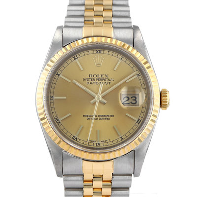 Rolex Datejust 36 16233 Yellow Dial 36