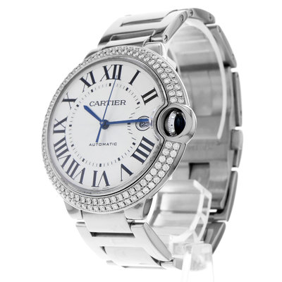 Cartier Ballon Bleu 42mm WE9009Z3 3000 Silver Dial 42