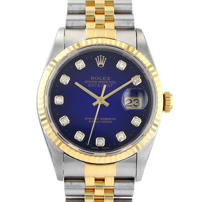 Rolex Datejust 36 16233G Blue Dial 36