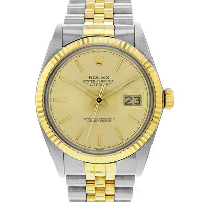 Rolex Datejust 36mm 16013 Yellow Dial 36