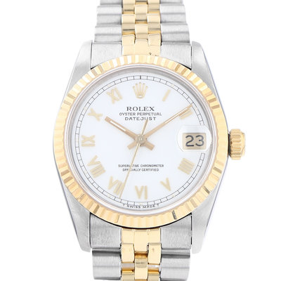 Rolex Datejust 68273 White Dial 31