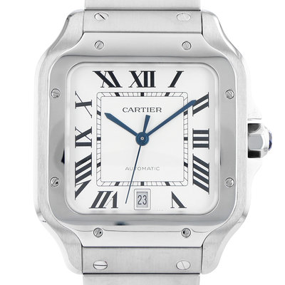 Cartier Santos WSSA0009 White Dial 40