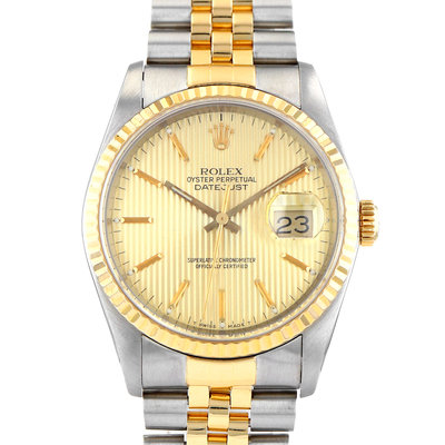 Rolex Datejust 36 16233 Yellow Dial 36