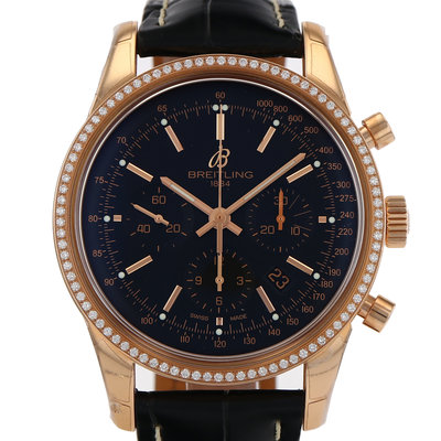 Breitling Transocean Chronograph RB015253/BB16 Black Dial 43