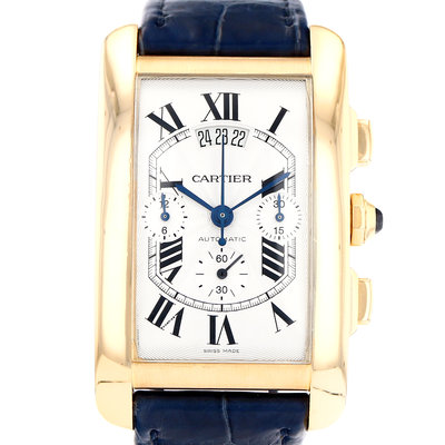 Cartier Tank Americaine 32mm W2609356 2892 Silver Dial 32