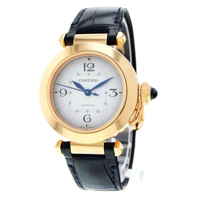 Cartier Pasha WGPA0014 Silver Dial 35