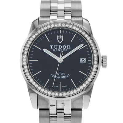 Tudor Glamour Date M53020-0008 Black Dial 35