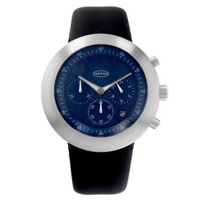 Ikepod Chronopod Blue Suede 006