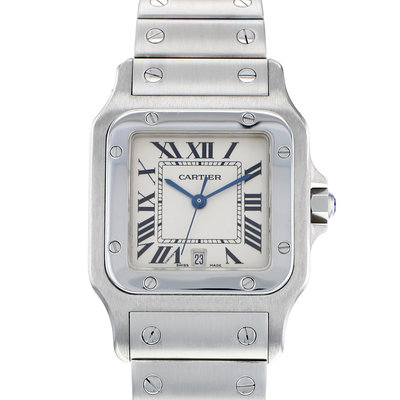 Cartier Santos Galbée 1564 White Dial 29