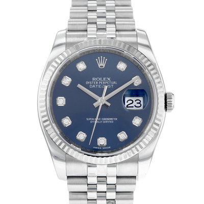 Rolex Datejust 36 116234 Blue Dial 36