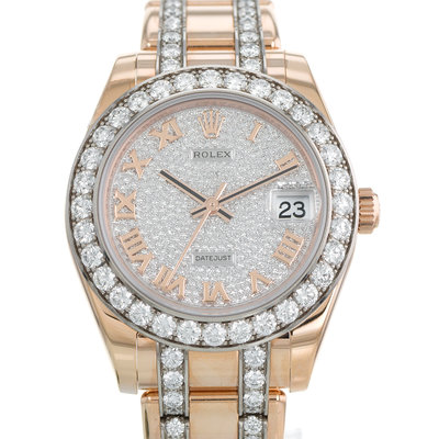 Rolex Pearlmaster 34mm 81285 Mother of Pearl Dial 34