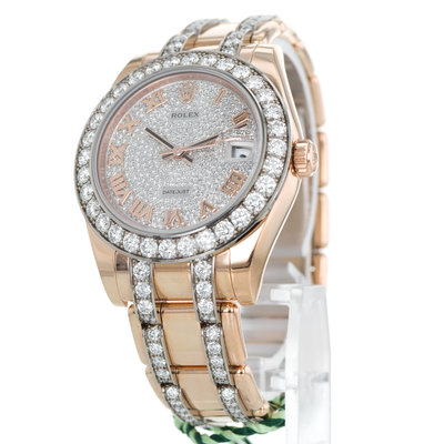 Rolex Pearlmaster 34mm 81285 Mother of Pearl Dial 34