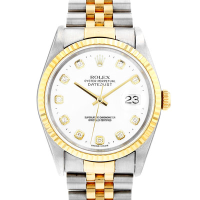 Rolex Datejust 36 16233 White Dial 36