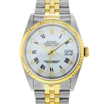 Rolex Datejust 36 16233 White Dial 36