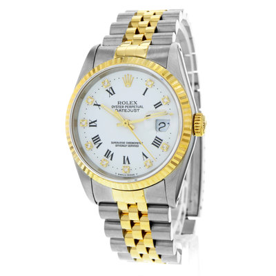 Rolex Datejust 36 16233 White Dial 36