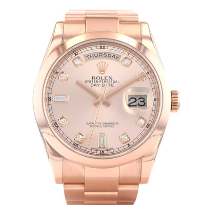 Rolex Day-Date 36 118205 Pink Dial 36
